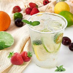 100PCS Transparent Plastic Cups for Parties BBQs Weddings & More