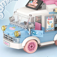 DIY Ice Cream Truck Building Blocks Toy