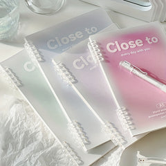 B5 Spiral Notebook 10x7, 120 Pages, College Ruled, Plastic Hardcover