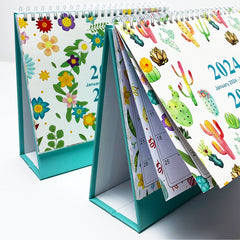 365 Day Countdown Desktop Calendar Notebook Planner Double Sided Printing