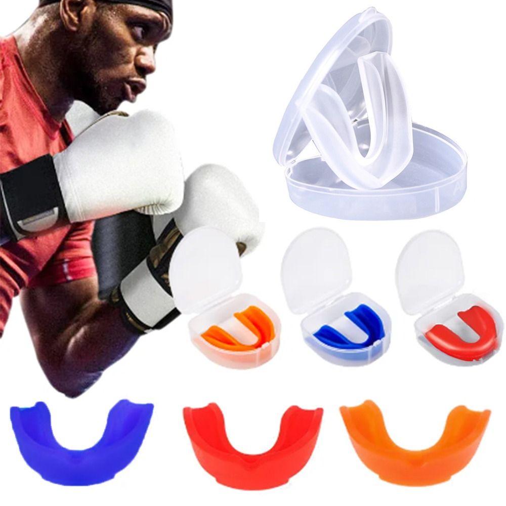 3Pcs Rubber Sports Mouth Guard Teeth Protector