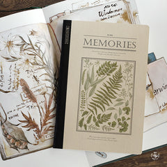 1pc Through Time Lightweight Notebook A5 Retro Literary Handwritten Notepad