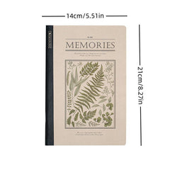 1pc Through Time Lightweight Notebook A5 Retro Literary Handwritten Notepad