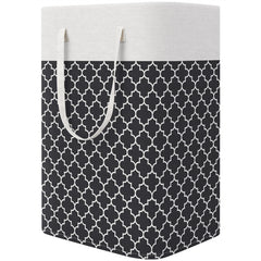 Large Capacity Cotton And Linen Fabric Dirty Clothes Basket