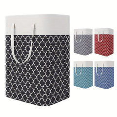 Large Capacity Cotton And Linen Fabric Dirty Clothes Basket