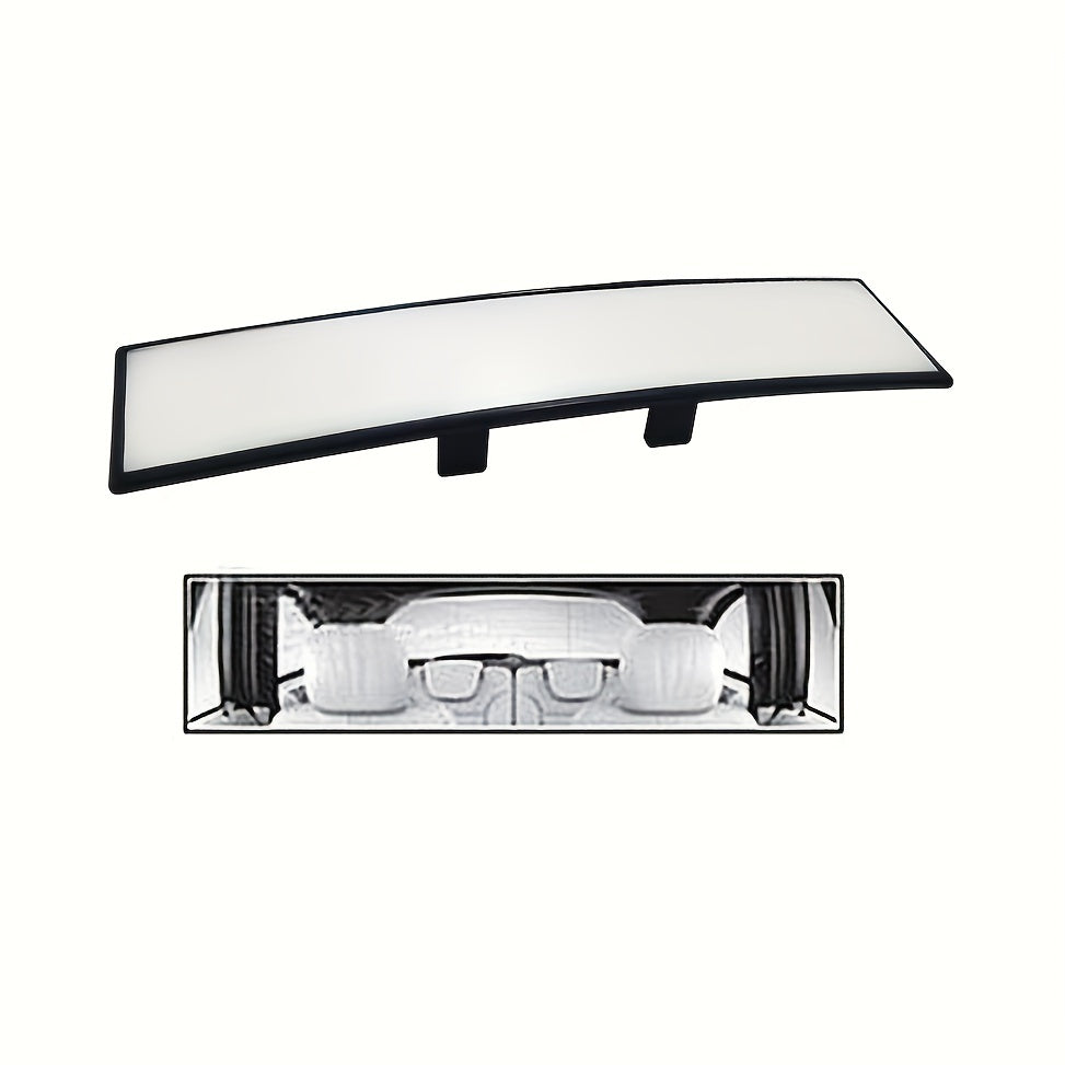 Curved Rear View Mirror Anti Fog Anti Glare Car Accessory