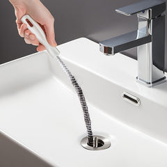3 Pcs Dredging Brush Sink Drainage Cleaning Brush Household Sewer Hair