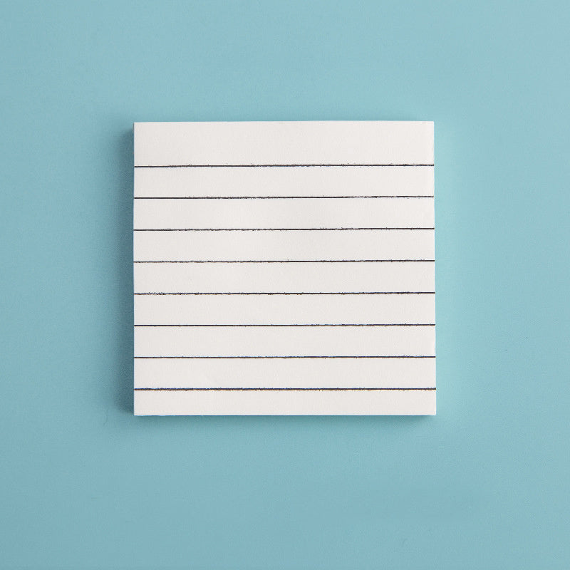 80 Pages Sticky Notes Creative Memo Pad Tearable Student Sticky Grid