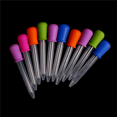 Clear Silicone Dropper 5ml Graduated Pipette Liquid Food Dropper