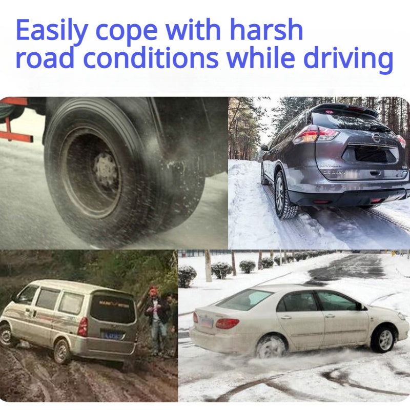 10pcs Emergency Anti Slip Chains For Vehicles Small Cars Snow Tires