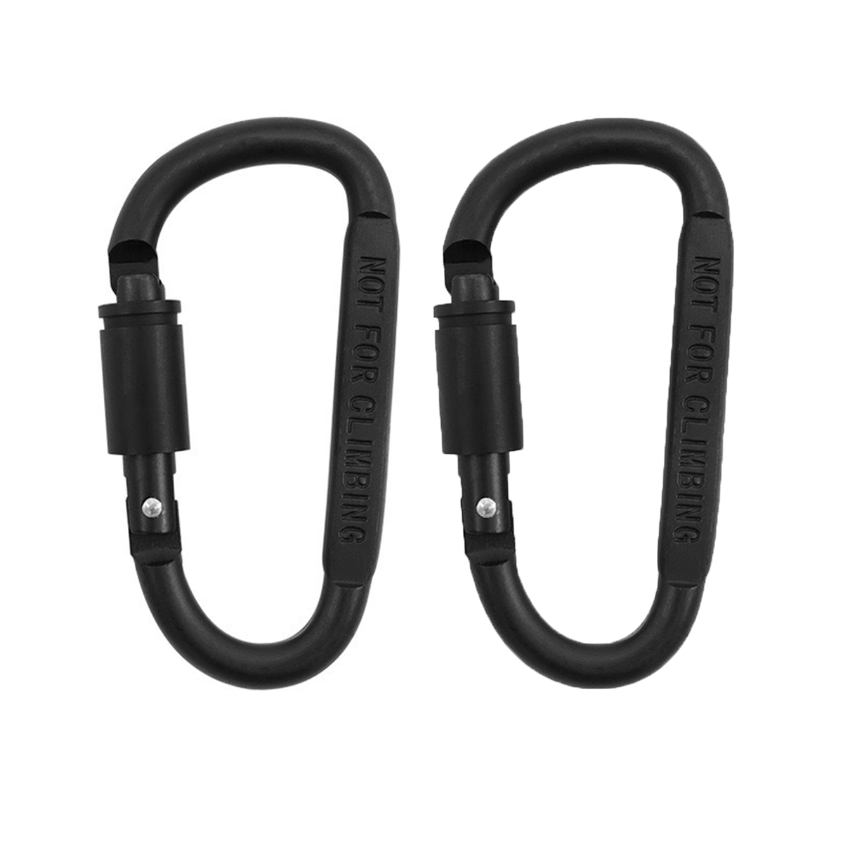 2pcs Locking Carabiner Clips Heavy Duty Twistlock Buckles for Camping Hiking