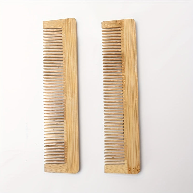 Natural Anti Static Bamboo Massage Hair Comb for Scalp Health Care