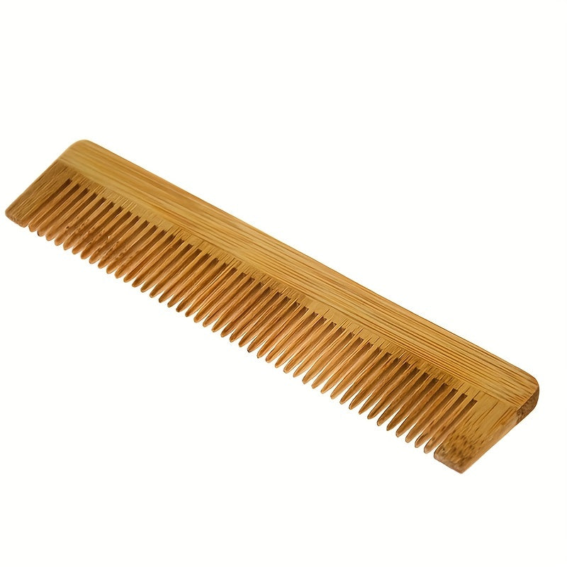 Natural Anti Static Bamboo Massage Hair Comb for Scalp Health Care