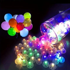 10pcs LED Ball Balloons Glowing Party Wedding Decoration