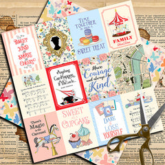 20pcs Retro Garden Paper for DIY Gift and Crafts