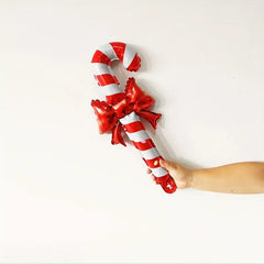 5pcs Christmas Party Balloons Santa Claus Snowman Candy Cane Decoration