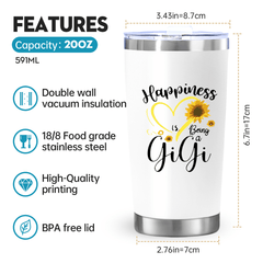 Stainless Steel Travel Mug - Halloween Thanksgiving Christmas Gift