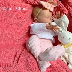 20in Reborn Doll 3D Skin & Veins Soft Silicone Realistic Newborn Princess Toy