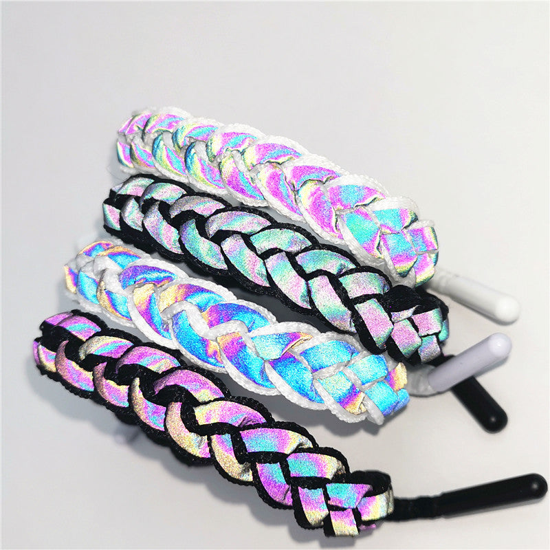Reflective Woven Bracelet for Night Running