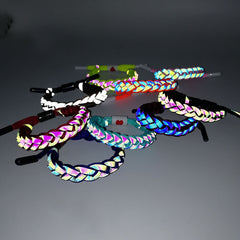 Reflective Woven Bracelet for Night Running