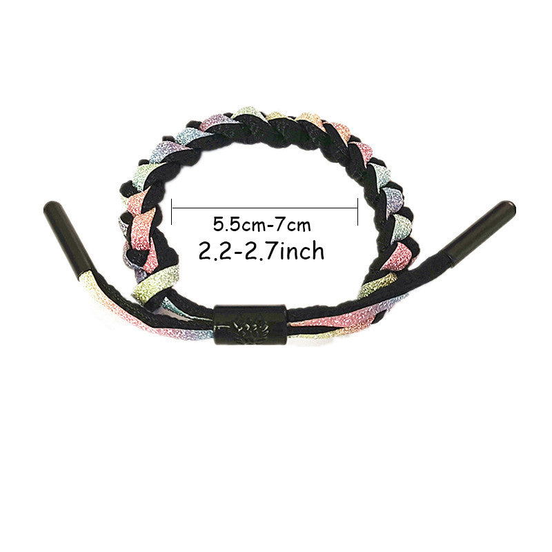 Reflective Woven Bracelet for Night Running