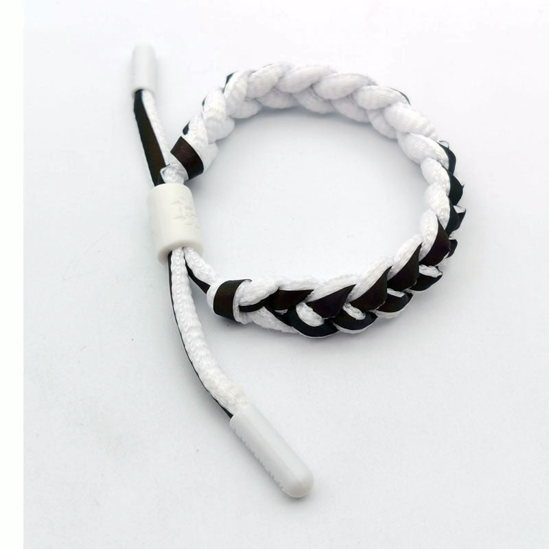 Reflective Woven Bracelet for Night Running