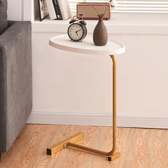 Modern Single Layer Tray End Table for Balcony