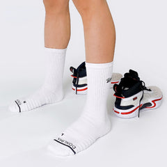1pair Basketball Socks Men's Mid calf Socks Thickened Sports Running Socks