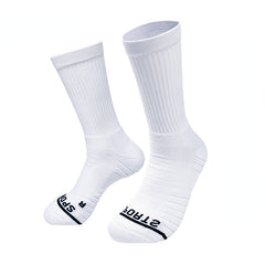 1pair Basketball Socks Men's Mid calf Socks Thickened Sports Running Socks
