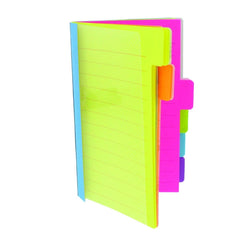 1pc 60 Ruled Notes Divider Sticky Notes Tabbed Self Stick Lined Note Pad Assorte