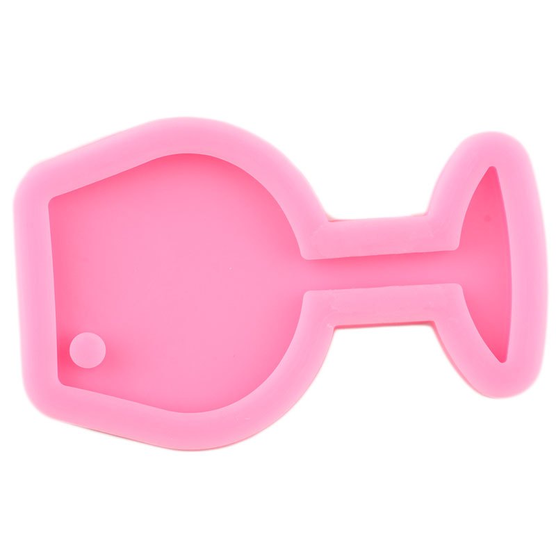 Wine Glass Pendant Silicone Mold for DIY Jewelry Making
