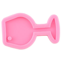 Wine Glass Pendant Silicone Mold for DIY Jewelry Making