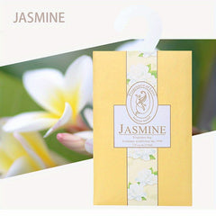 6pcs Scented Sachets Clothes Hanger Bag Set Lavender Jasmine Lily Rose Ocean Lem