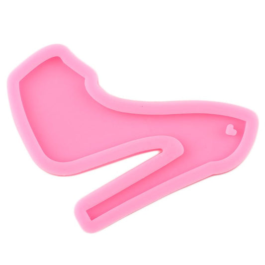High Heels Women Shoe Silicone Mold Craft Keychain Epoxy Resin Jewelry Mould