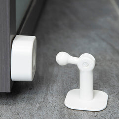 Dual Function Door Stopper Prevent Door Slamming Hold Door Open No Drill