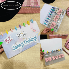 Ring Binder Cover 52 Week Savings Challenge Savings Binder