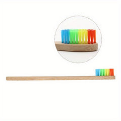 6pcs Bamboo Toothbrushes Ultra Soft Bristles for Sensitive Teeth