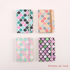 4pcs Mini Pocket Notebook Student Homework Practice Notebook