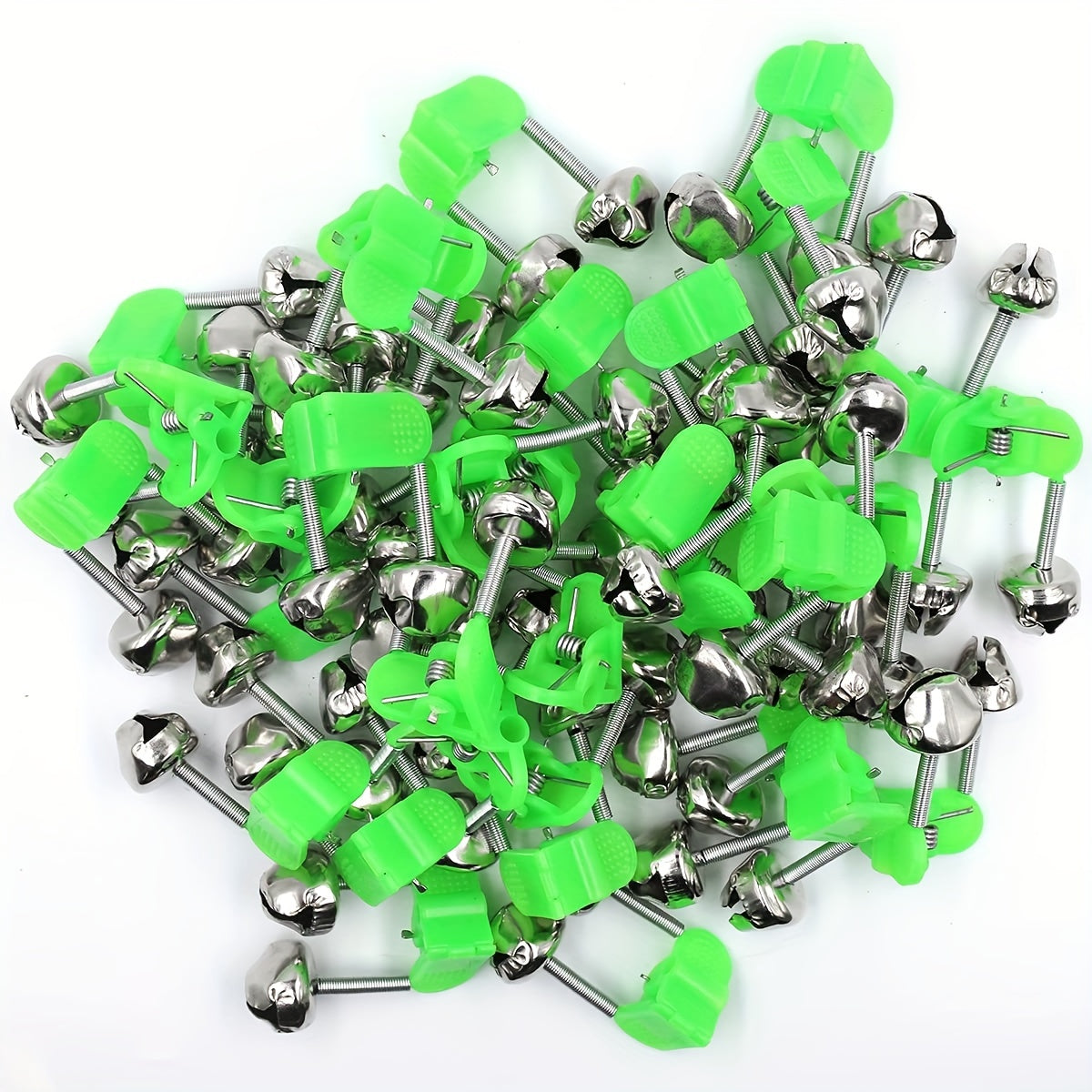 5pcs Luminous Fishing Bite Indicator Clip Fishing Alarm Bell