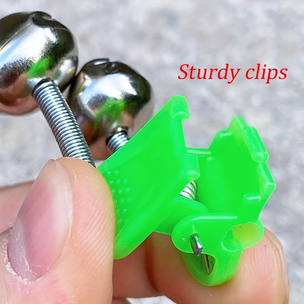 5pcs Luminous Fishing Bite Indicator Clip Fishing Alarm Bell