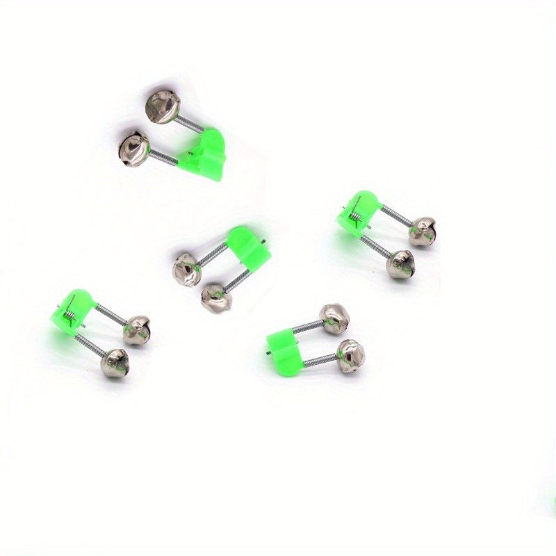5pcs Luminous Fishing Bite Indicator Clip Fishing Alarm Bell