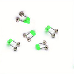 5pcs Luminous Fishing Bite Indicator Clip Fishing Alarm Bell