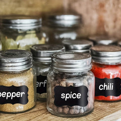 Chalkboard Labels Waterproof Reusable Blackboard Stickers For Mason Jars
