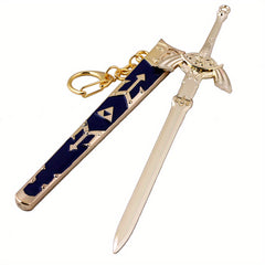 1pc Game Peripheral Sword Weapon Model with Sheath Metal Hand Toy Unopened Blade