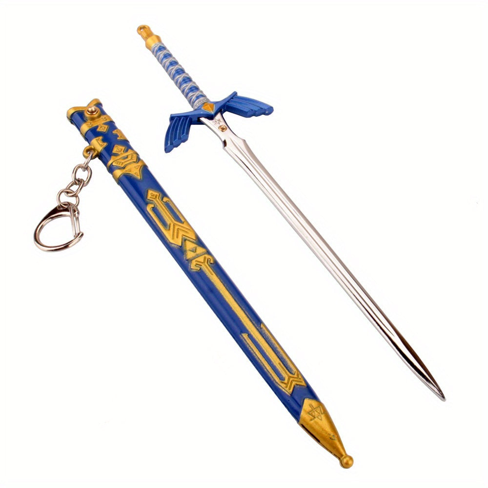 1pc Game Peripheral Sword Weapon Model with Sheath Metal Hand Toy Unopened Blade