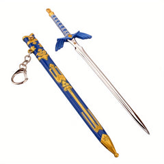 1pc Game Peripheral Sword Weapon Model with Sheath Metal Hand Toy Unopened Blade