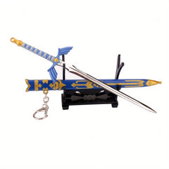 1pc Game Peripheral Sword Weapon Model with Sheath Metal Hand Toy Unopened Blade