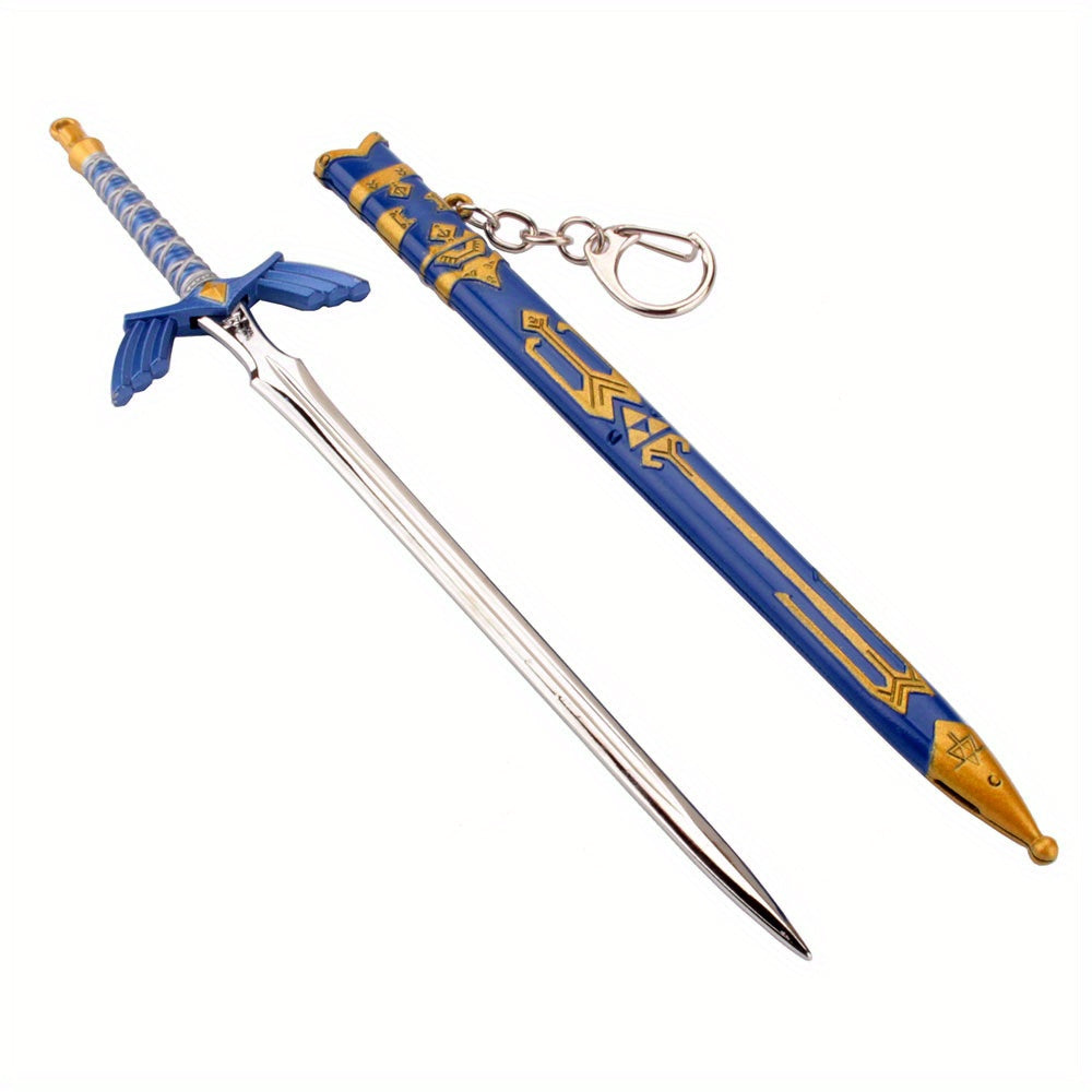1pc Game Peripheral Sword Weapon Model with Sheath Metal Hand Toy Unopened Blade