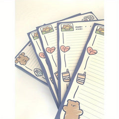 B5 Horizontal Line Ruled Paper Notebook - 30 Sheets