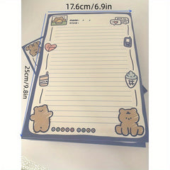 B5 Horizontal Line Ruled Paper Notebook - 30 Sheets
